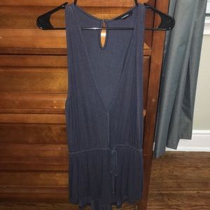 Slate blue romper
